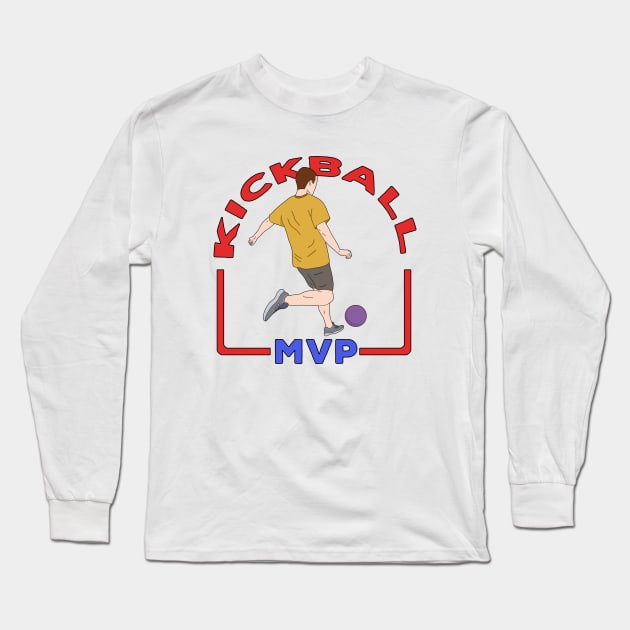 Kickball MVP Long Sleeve T-Shirt by DiegoCarvalho